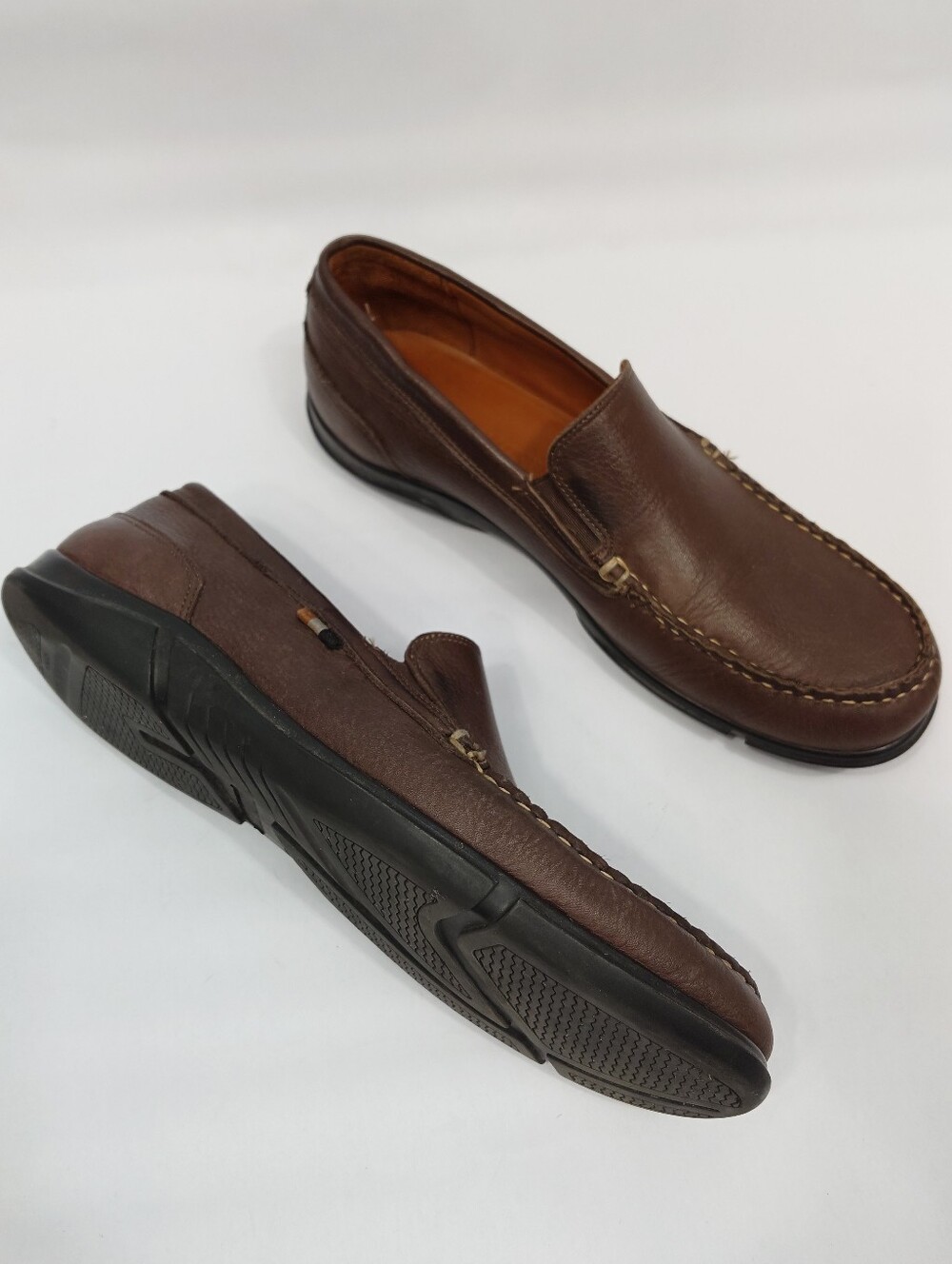 Allen Edmonds Miles 5184 Brown Leather Venetian Loafers Men’s 11 D